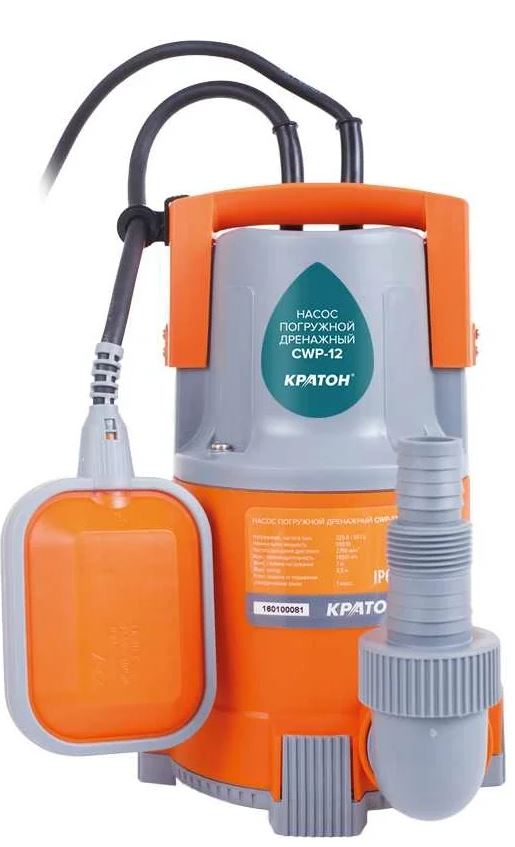 Насос дренажный для чистой воды Кратон СWP-12 5 04 02 022