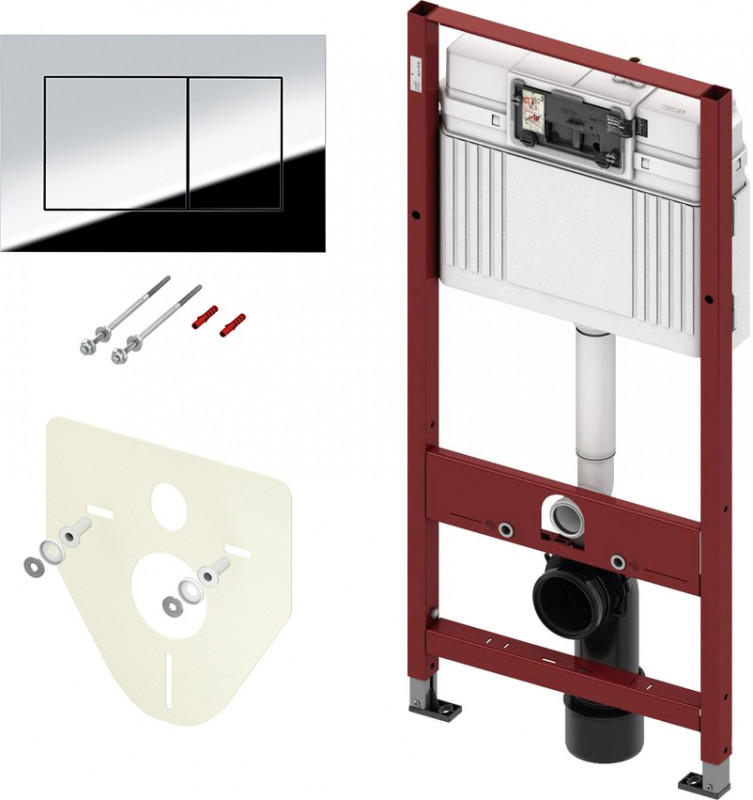 Система инсталляции для унитазов TECE Now 9400012 4 в 1 с кнопкой смыва