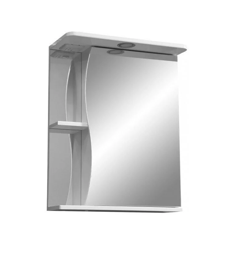 Зеркало-шкаф Stella Polar Волна Верея R 60 с подсветкой SP-00000048