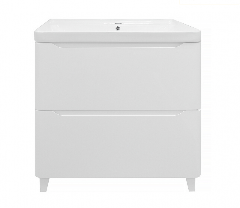 Комплект Тумба Azario LOTOS 70/2 Н 710х475х835 напольная с раковиной Monte 70 (CS00081986)