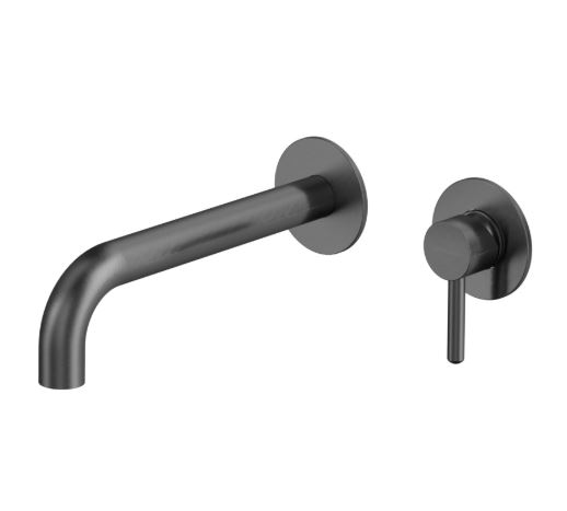 Смеситель для умывальника скрытого монтажа WHITECROSS Y Y1215GM (оружейная сталь)