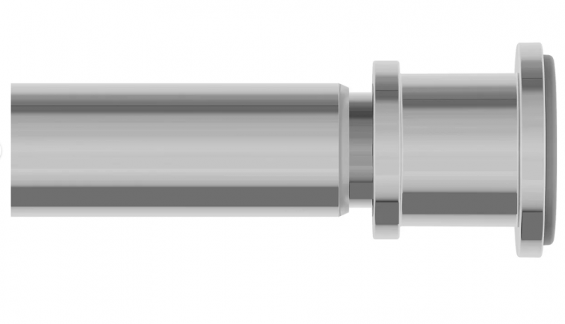 Карниз для ванной комнаты IDDIS Elegante 110-200 см, хром глянцевый, RSC0120i14