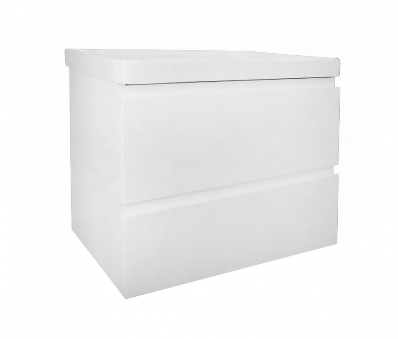 Тумба Мила 60 (580*540*460) подвесная БЕЗ РАКОВИНЫ Monte 60