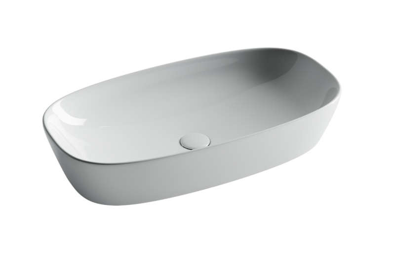 Раковина чаша накладная овальная CN5040 Element 700х375х140мм Ceramica Nova (333626)