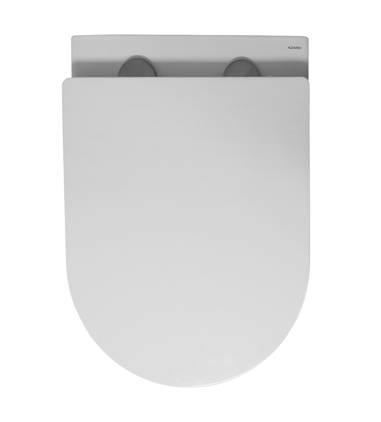 Унитаз подвесной Azario Blanco торнадо, с сиденьем микролифт, дюропласт 490*360*360 (AZ-9003WT)