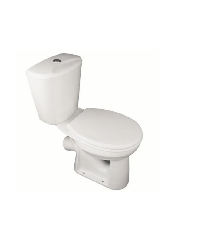 Унитаз-компакт "Комфорт-стандарт" (косой,нижний подвод, шток тарельч) (г.Лобня)