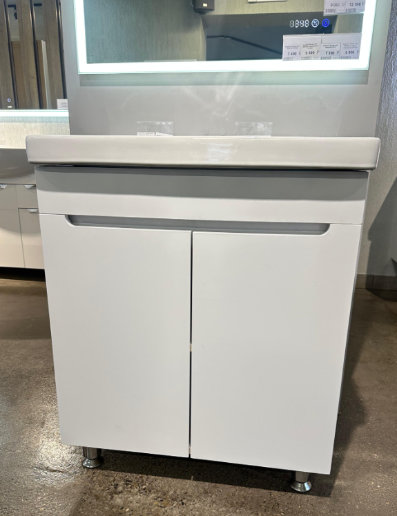 Тумба для умывальника напольная "СОЛО 60" 2 двери (под умыв. Alias)