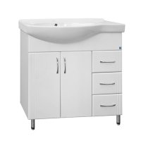 Тумба Коралл 82/3 правая БЕЗ раковины