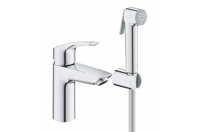 Смеситель для умывальника с гигиеническим GROHE Eurosmart S-Size 23124003