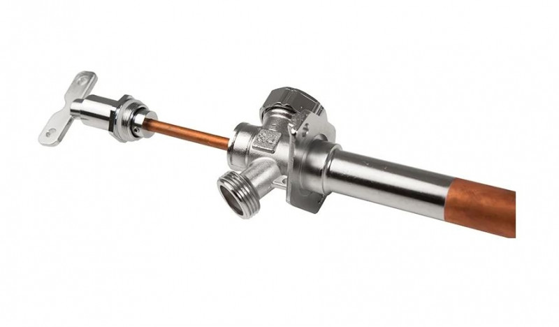 Кран незамерзающий уличный Unipak Arrowhead euro длина 250-450 мм